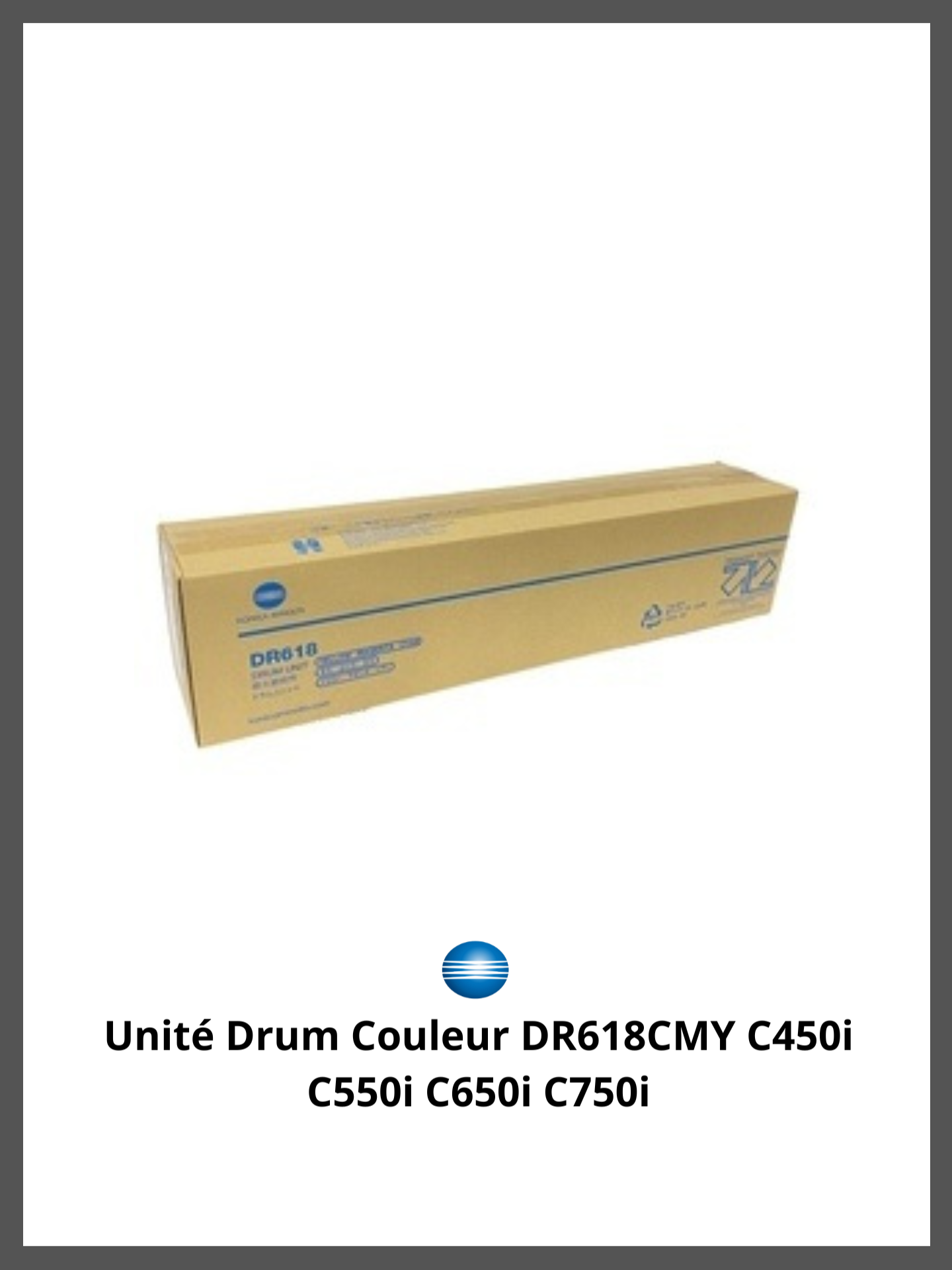 Design sans titre (33) Unité Drum Couleur DR618CMY C450i C550i C650i C750i – Image 1