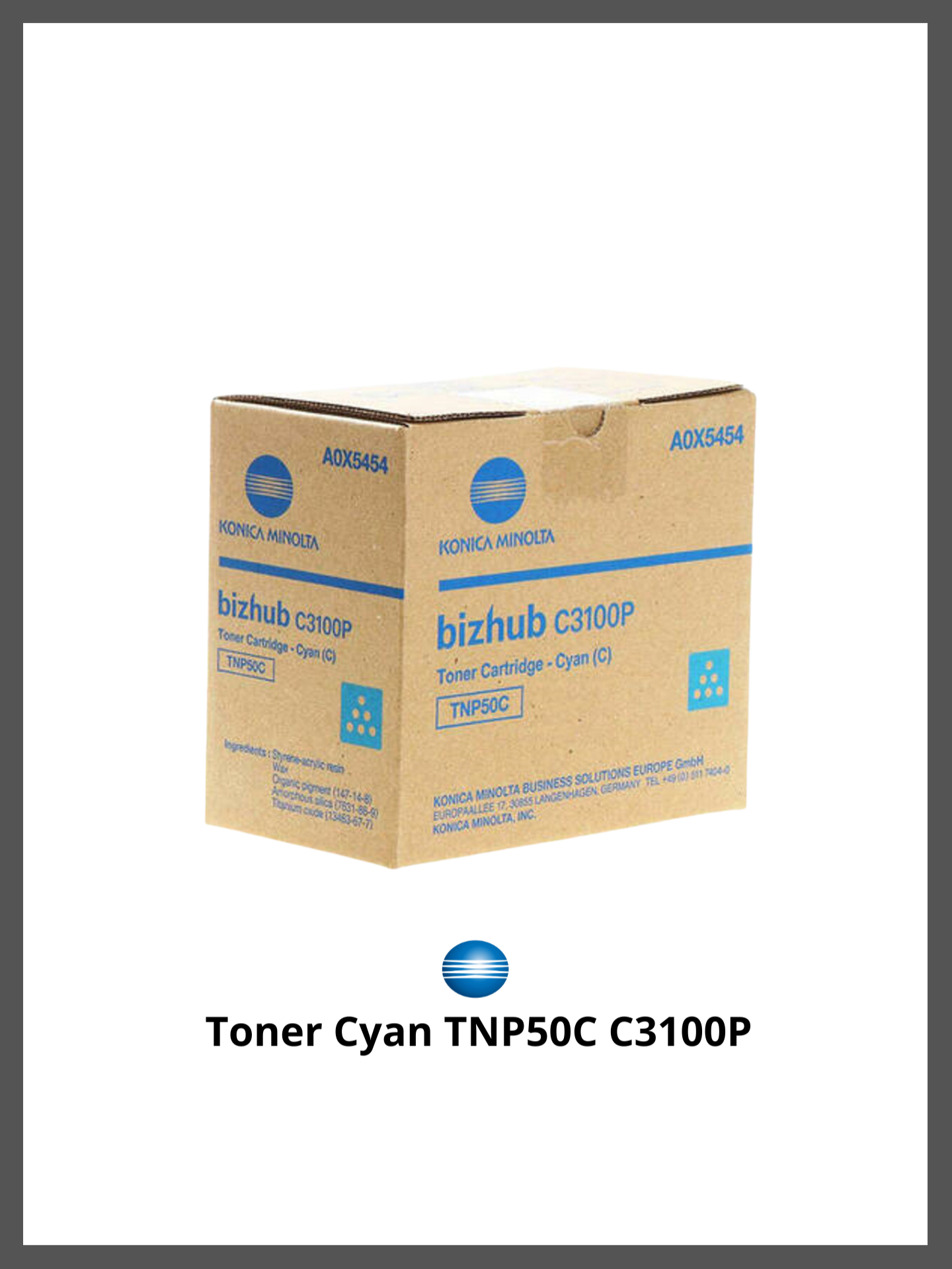 Design sans titre (73) Toner Cyan TNP50C C3100P – Image 1