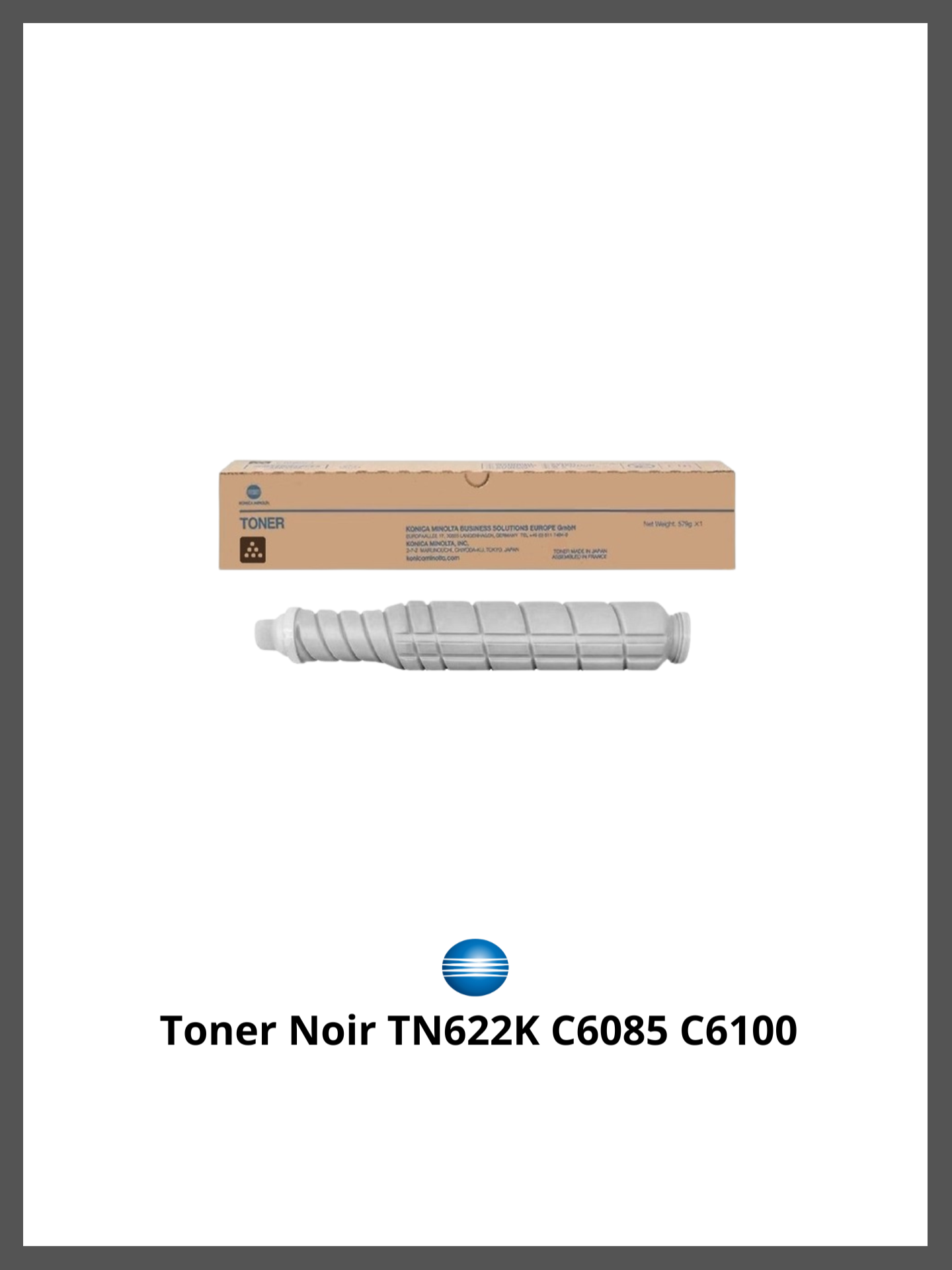 Design sans titre (83) Toner Noir TN622K C6085 C6100 – Image 1